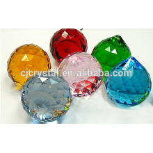 Boule de cristal ronde colorée, boule de cristal, balle